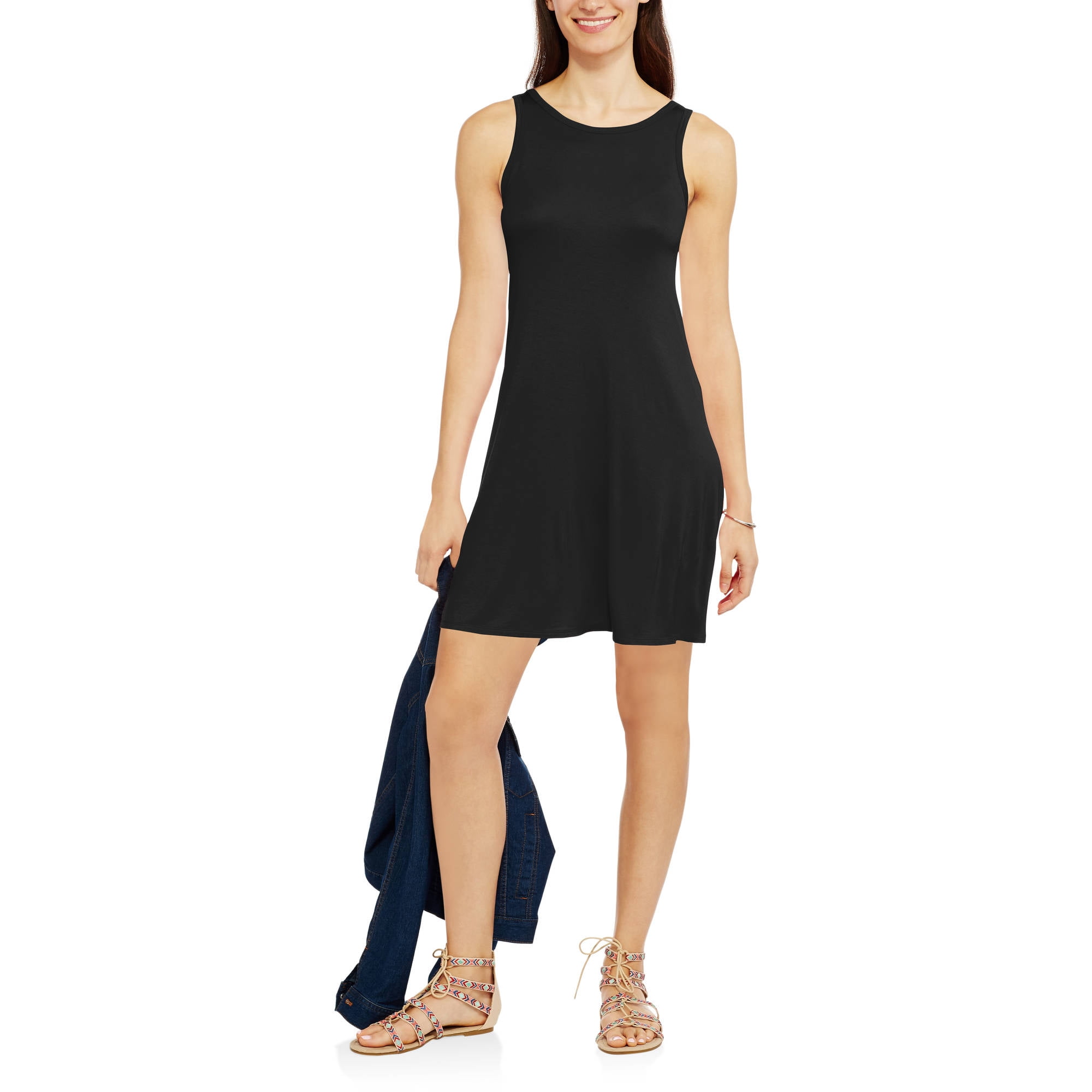 High Neck Swing Dress